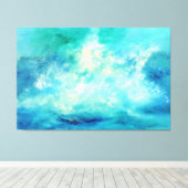 タイトル：「marina grande」イタリアン作家 キャンバスプリント (インサイチュ (ウッドフロア))