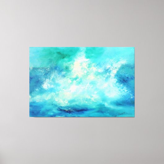 タイトル：「marina grande」イタリアン作家 キャンバスプリント (正面)