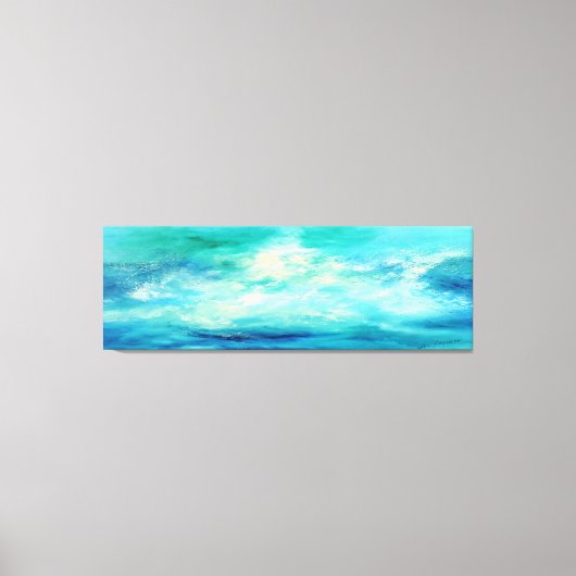 タイトル：「marina grande」イタリアン作家 キャンバスプリント (正面)