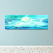 タイトル：「marina grande」イタリアン作家 キャンバスプリント (インサイチュ (ウッドフロア))