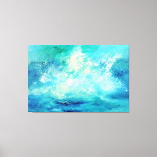 タイトル：「marina grande」イタリアン作家 キャンバスプリント (正面)