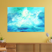 タイトル：「marina grande」イタリアン作家 キャンバスプリント (インサイチュ (リビング))