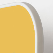 タイトル：「OK Vibes -シンプル&はっきりした」 ピックルボールラケット (左詳細)