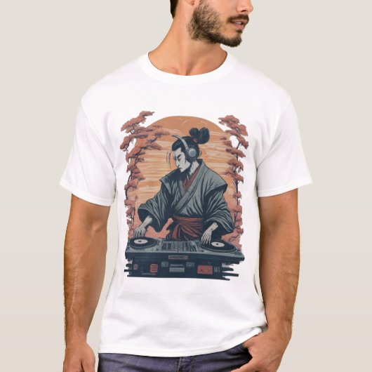 タイトル:Samurai DJ: Master of the Mix Tシャツ (正面)