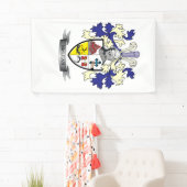 タイトルMcLeanの家紋の 紋章付き外衣 横断幕 (インサイチュ)