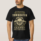 タイトルTowboaterは学位によって取得されファンシーない Tシャツ (正面)