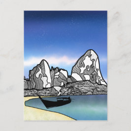 タイトロピカルビーチシーン ポストカード