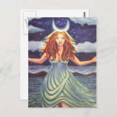 タイドの女王 – Goddd女芸術はがき ポストカード (正面/裏面)
