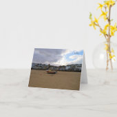 タイドアウトセントイヴズコーンウォールイングランド カード (黄色い花)