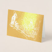 タイドアップスカクレロー名前をカスタムするハッピーハローウィン 箔カード (正面)