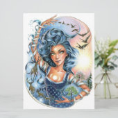 タイドオブタイムファンタジーシーズンズ女性アートカード (スタンド正面)