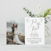 タイドザノットウェディングレセプション招待状 招待状 (スタンド正面)