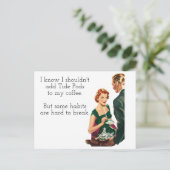 タイドポッドコーヒーレディーポストカード ポストカード (スタンド正面)