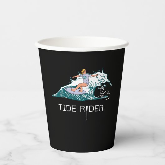 タイドライダー 紙コップ (正面)