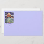 タイド女神の女王の芸術文房具 便箋 (正面/裏面)