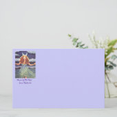 タイド女神の女王の芸術文房具 便箋 (スタンド正面)