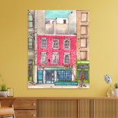 タイニーの135とザバー2階トライベカマンハッタンNYC キャンバスプリント (インサイチュ (リビング))