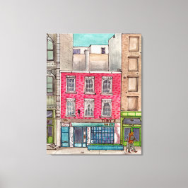 タイニーの135とザバー2階トライベカマンハッタンNYC キャンバスプリント