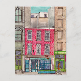 タイニーの135とザバー2階トライベカマンハッタンNYC ポストカード