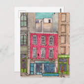 タイニーの135とザバー2階トライベカマンハッタンNYC ポストカード (正面/裏面)