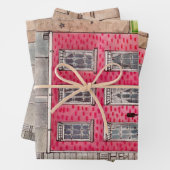 タイニーの135とザバー2階トライベカマンハッタンNYC ラッピングペーパーシート (インサイチュ)