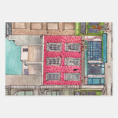 タイニーの135とザバー2階トライベカマンハッタンNYC ラッピングペーパーシート (正面)