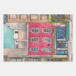 タイニーの135とザバー2階トライベカマンハッタンNYC ラッピングペーパーシート