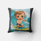 タイニーウェーブライダー – ベビーサーファービベス クッション (裏面)