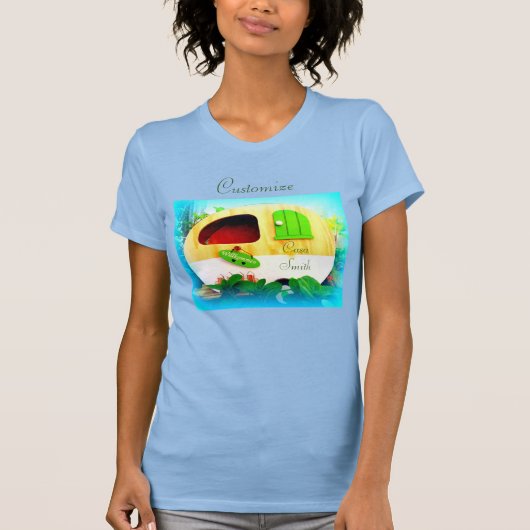 タイニーハウスジプシーキャラバン Tシャツ (正面)