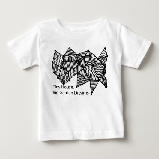 タイニーハウスビッグガーデンドリームズ ベビーTシャツ (正面)