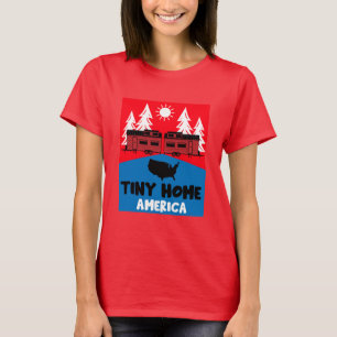 タイニーハウスホームアメリカ Tシャツ