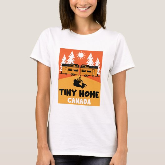 タイニーハウスホームカナダ Tシャツ (正面)