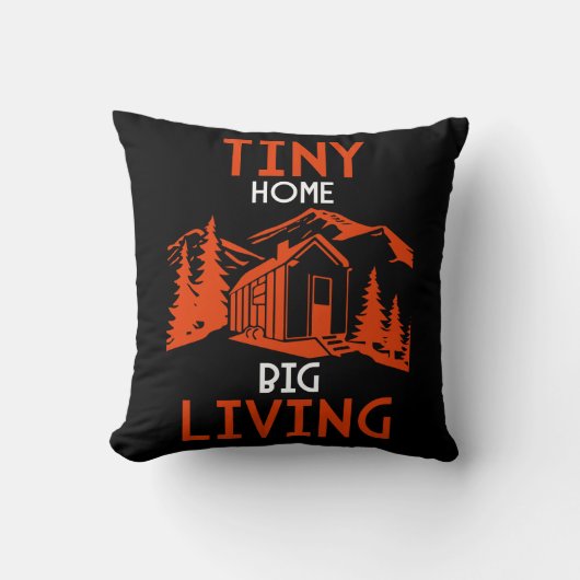 タイニーハウスホームデコール クッション (正面)