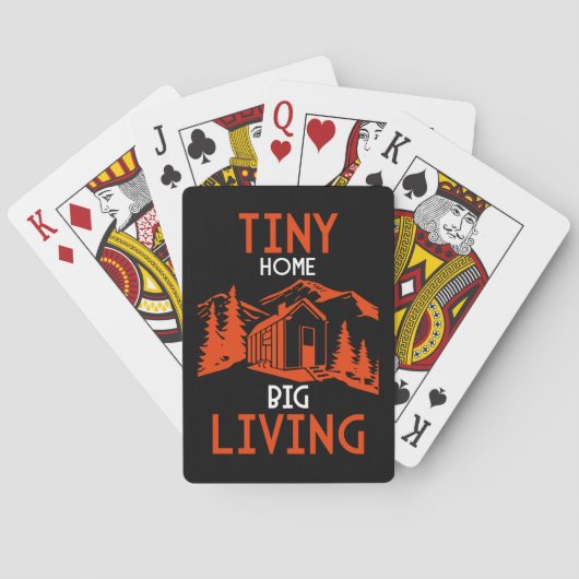 タイニーハウスホームデコール トランプ (裏面)