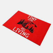 タイニーハウスホームデコール ドアマット (アングル)