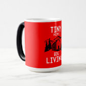 タイニーハウスホームデコール モーフィングマグカップ (正面左)