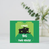 タイニーハウスリビング – タイニーホームズ ポストカード (スタンド正面)