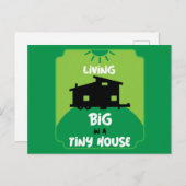 タイニーハウスリビング – タイニーホームズ ポストカード (正面/裏面)