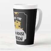 タイニーハウスリビング – Tiny House Nation カフェラテマグ (右アングル)
