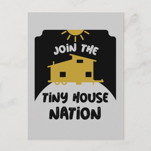タイニーハウスリビング – Tiny House Nation ポストカード (正面)