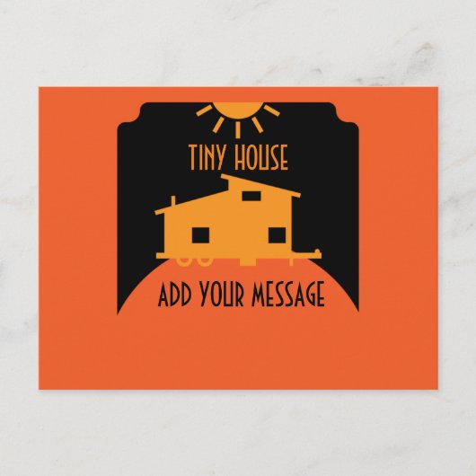 タイニーハウスリビング – Tiny House Nation Doormat ポストカード (正面)