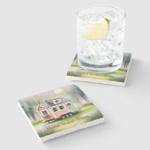 タイニーハウス引っ越し祝いパーティー ストーンコースター (横)