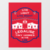 タイニーハウスUK ウィンドウサイン (シート)