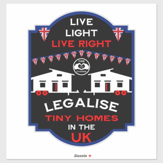 タイニーハウスUK シール (シート)