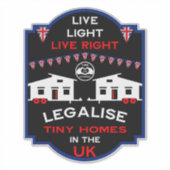 タイニーハウスUK シール (正面)