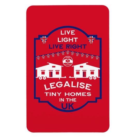 タイニーハウスUK マグネット (縦)