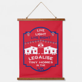 タイニーハウスUK 吊り下げ型タペストリー