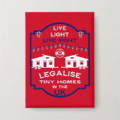 タイニーハウスUK 缶バッジ (正面)