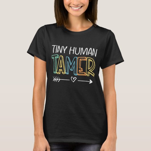 タイニーヒトタマー先生1 Tシャツ (正面)