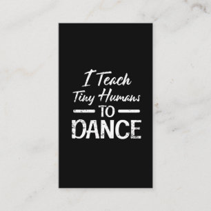 タイニーヒューマンズダンス先生踊りインストラクター 名刺